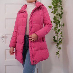Bright pink puffer coat Size: US S/XS
